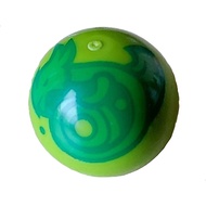 Brick2cube Part-Technic Ball Joint with Curled Bright Green Dragon Pattern (Dungeons & Dragons Orb o