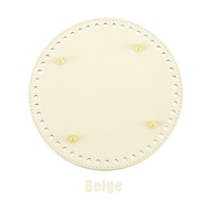 Alas Tas Rajut Kulit Bulat Ukuran 15 cm Aksesoris Tas Wanita