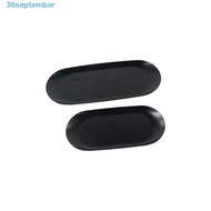SEPTEMBER Dessert Plate Black Matte 1Pcs jewelry Perfume Nordic Style Practical Durable Display Tray
