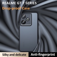 For Realme GT 7 7T Dream Edition Casing No Yellowing  Matte Transparent Hard Acrylic Phone Case Cove