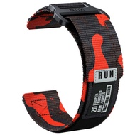 Zenia 20mm Premium Nylon Watch Strap Garmin Vivoactive 6 5 3 Music Forerunner 70 170 165 55 245 645