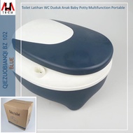 Toddler toilet Baby Splash proof toilet for 1-12 Years BZ-102- Blue