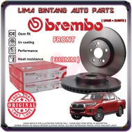 Toyota Hilux Revo , Rogue , Rocco GUN125 GUN126 Front Brake Disc Rotor 1Pair Brembo *Original*