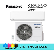 PANASONIC CS/CU-XU24AKQ 2.5hp Premium Inverter Split Type Aircon