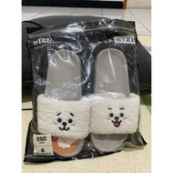 BT21 RJ CHARACTER SLIPPER SIZE 250 MM US 8 WOMEN OFFICIAL LINE FRIENDS/