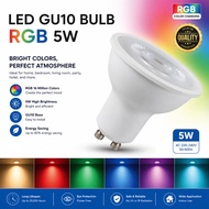 LED RGB GU10 Smart Light LED Bulbs RGB 5W Lamps GU10 LED Color Changing Light Bulb Spotlight Bulb