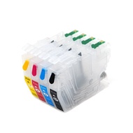 4Color/Set LC401 Refill Cartridge with Chip for Brother MFC-J1010 MFC-J1012 MFC-J1170 J1010 J1012 J1