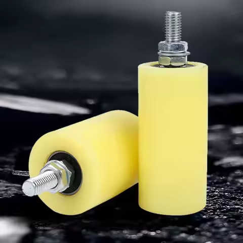 1PC Thickened Slide Gate Guide Roller Steel Double Bearing Guiding Wheels for Sliding Gate Accessori