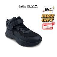 Dan's X BUM Equipment Kasut Sekolah Kanak-Kanak Unisex - Hitam CS816 Back To School Shoes Black