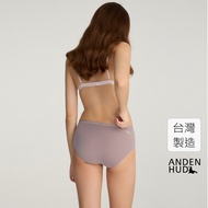 [Anden Hud] Secret Garden.mid-Waist Briefs (Freesia Purple-Heart Nourishment) Pure Cotton Made In Ta