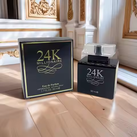 24K Pure Gold Women's Eau De Parfum, Sweet Fruity Orange & Floral Scent Long Lasting Fragrance