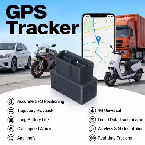 Car GPS Tracker, Accurate Location, 4G, Global OBD, Check, Free Installation, English, English
