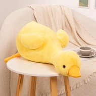 JOJO CASTLE 50/70cm Soft Yellow White Duck Plush Stuffed Soft Duck Sleeping Pillow Sofa Cushion Kids