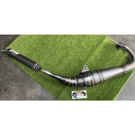 KH RACING EXHAUST PIPE RXZ135 FOR HIGH WAY USE CHAMBER KH RACING LONG DISTANCE USE MUFFLER CONGEK AT