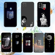 Samsung A21S A50 A50S A70 A11 A12 OD66 Anime Attack On Titan logo phone case