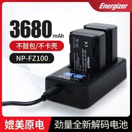 ◇♙Camera battery energizer NP - FZ100 camera battery designed A7M4 A7M3 A7C A7S3 A7R3 R4 R5c