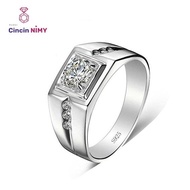 [READY STOCK] Cincin Lelaki Adjustable Men Ring Silver 925 | MAR04