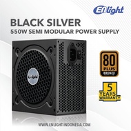 Enlight 550W 80+ Bronze Semi Modular PSU Power Supply