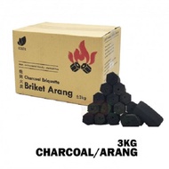 BRIKET ARANG CHARCOAL BRIQUETTE 3KG