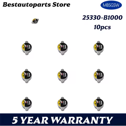 10Pcs 25330B1000 Car Water Tank Radiator Cover Cap for Hyundai Tucson Elantra I30 I40