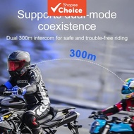 Y20 MAX Helmet Bluetooth Headset V5.3 RGB Light 1000mAh IPX6 Waterproof Intercom