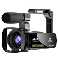 Touch Screen HD 4K Camera 56MP Digital Camera WIFI with Microphone 56MP Pixel Handheld DV809-1