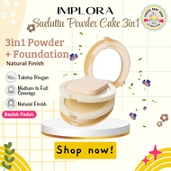 Implora Sueluttu Powder Cake 3in1 - Practical Makeup (3-in-1) and Oil Control & Smoothing