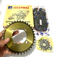 Genuine Neo Thai chain sprocket dream - small wave - wave rs - sirius Motorcycle Chain Sprocket