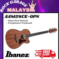 Ibanez AAM54CE-OPN Advanced Acoustic Series Acoustic Electric Guitar, Open Pore Natural (AAM54CEOPN/