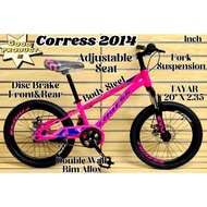 BASIKAL BUDAK KECIL/BASIKAL 20"inch 2014/BICYCLE KIDS MTB / Basikal MTB MURAH 20"CORESS / Disc Brake