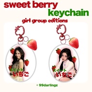 Sweet berry Keychain by 99darlingz free custom photo any Girl group edition