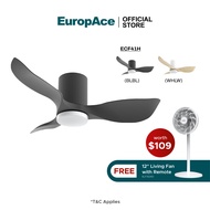 EuropAce AeroAce 41" 3blades Ceiling Fan | ECF41H | High-Quality BLDC Motor with Adjustable Speeds R