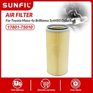 CJ7F ไส้กรองอากาศเครื่องยนต์รถยนต์สำหรับ Toyota Hiace 4y Brilliance Sy6480 Oaks Suv Hyundai Hb100 17