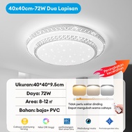 lampu plafon minimalis moder rumah lampu downlight pvc plafon led 3 Warna