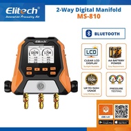 2-Way Digital Manifold MS-810 Elitech Premium Meter Gauge Apps Supported HVAC Tools
