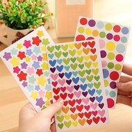 1 Sheet Reward Stickers Dot School Stickers Letters Numbers Reward Stickers