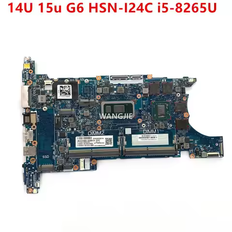 6050A3022501 For HP ZBook 14U 15u G6 HSN-I24C Laptop Motherboard L64076-601 L64076-001 SPS-MB DSC i5