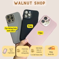 New generation soft rubber anti-fouling case || Titanium color case, baby pink,... logo for ip11 - i