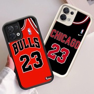 YS-43 Chicago Bulls NBA Shockproof Casing for OPPO F21 F21S Reno 7 7Z 8 8Z Realme C71 C73 14X Lite P