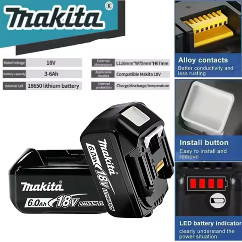 Makita Original Genuine rechargeable battery18V Replaceable 5Ah/6Ah/9.0Ah battery Lithium-ion,1850 B