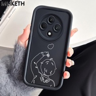 MHKETH Case For OPPO Reno 12F 4G 12F 5G F27 5G Simple Couple Phone