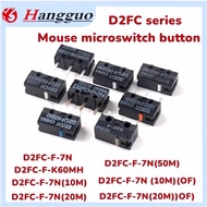 D2FC For Original OMRON Mouse Button Fretting D2FC-F-7N 10M 20M OF D2FC-F-K 50M  Mouse Micro Switcha