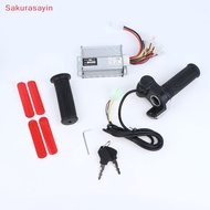 {Sakurasayin} 1 Set 36V 1000W E-Bike Brush Controller Multifunction Thumb Throttle Grip Kit for E-Bi