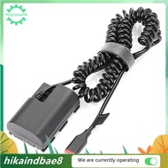 [hIkAi] LP-E6 LP-E6NH USB Type-C Dummy Battery Power Adapter for   R5 R6 5DS R 7D 6D 5D3 5D4 90D 80D