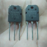 One Set of Transistors TR A1941 C5198 A 1941 C 5198 Toshiba Number One