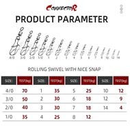 BEARKING Stainless Steel Snap Pike Fishhook (50 Pcs)