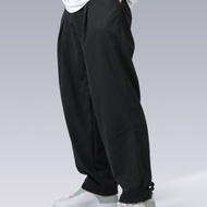 立體裁剪寬松百搭簡約束腳 西褲闊腿垂感休閒直筒長褲子