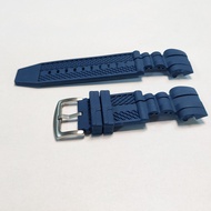 For 26mm TOP Blue Rubber Wrist Watch Band Strap Invicta Zeus Bolt 14071 inv107