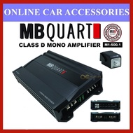 MB Quart Class D Mono Block Car Amplifier M1-500.1 MonoBlock Amp For Woofer