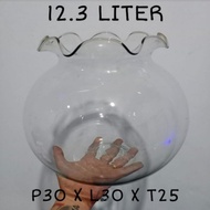 Bunda- Aquarium bulat 12 liter/Aquarium shella - Aquarium 7,2L-Aquarium 3,7L